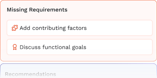 Requirements and Recommendations (1)